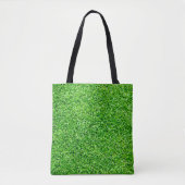 Groen gras tote bag (Voorkant)
