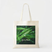 Groen gras tote bag (Voorkant)