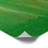 Groen gras verftextuur. Handgetrokken achtergrond. Poster (Hoek)