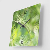 Groen gras vierkante klok (Hoek)
