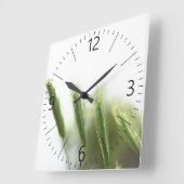 Groen gras vierkante klok (Hoek)
