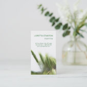 Groen gras visitekaartje (Staand voorkant)