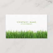 Groen gras visitekaartje (Achterkant)