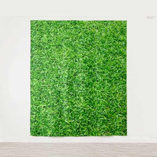 Groen gras wandkleed (Voorkant)