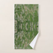 Groen gras zaden bad handdoek (Handdoek)