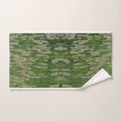 Groen gras zaden bad handdoek (Handdoek)