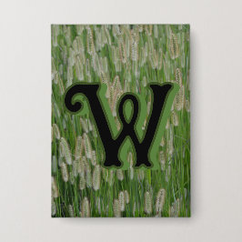 Groen gras zaden button