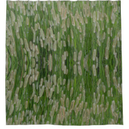 Groen gras zaden douchegordijn