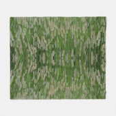 Groen gras zaden fleece deken (Voorkant (Horizontaal))