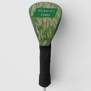 Groen gras zaden golfheadcover