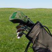 Groen gras zaden golfheadcover (Insitu)