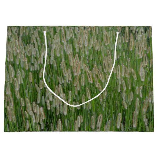 Groen gras zaden groot cadeauzakje (Voorkant)