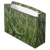 Groen gras zaden groot cadeauzakje (Achterkant Gekanteld)