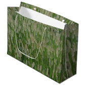 Groen gras zaden groot cadeauzakje (Voorkant Gekanteld)