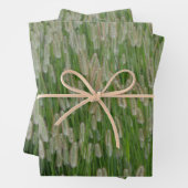 Groen gras zaden inpakpapier vel (In situ)