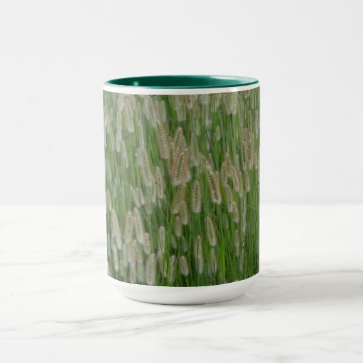 Groen gras zaden mok (Midden)