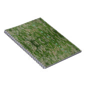 Groen gras zaden notitieboek (Rechterzijde)