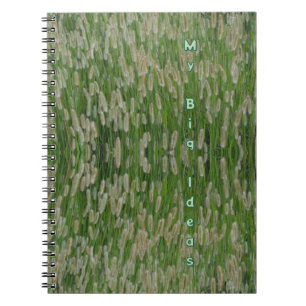 Groen gras zaden notitieboek