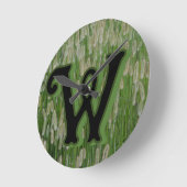 Groen gras zaden ronde klok (Hoek)