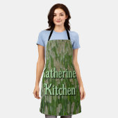 Groen gras zaden schort (Gedragen)