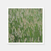 Groen gras zaden servet (Voorkant)