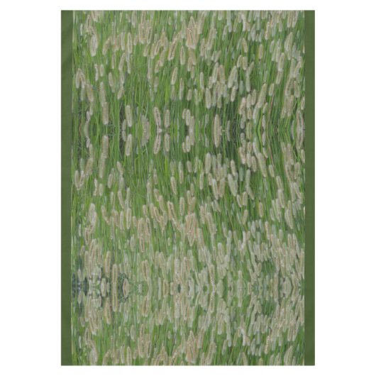 Groen gras zaden tafelkleed (Voorkant)