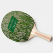Groen gras zaden tafeltennisbatje (Zijkant)