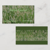 Groen gras zaden visitekaartje (Voorkant / Achterkant)