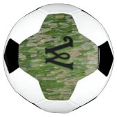 Groen gras zaden voetbal (Gedraaid)