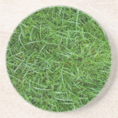 Groen Gras Zandsteen Onderzetter (Voorkant)