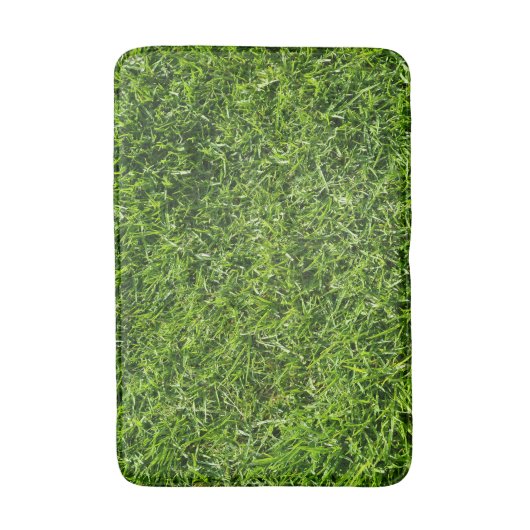 Groen grasbadmat badmat (Voorkant Verticaal)