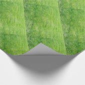 Groen graspatroon cadeaupapier (Hoek)
