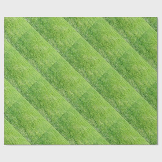 Groen graspatroon cadeaupapier (Vlak)