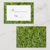 Groen Grass Achtertuin Trouwplaats Kaarten Plaatskaartje (Voorkant / Achterkant)
