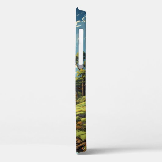 Groen Grass Sky Landschap Case-Mate iPhone Case (Achterkant / Links)