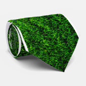 Groen grasTie Stropdas (Opgerold)