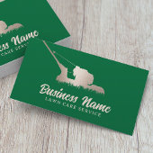 Groen graszorg en landschapsontwerp Gold Mower Visitekaartje