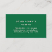 Groen graszorg en landschapsontwerp Gold Mower Visitekaartje (Achterkant)