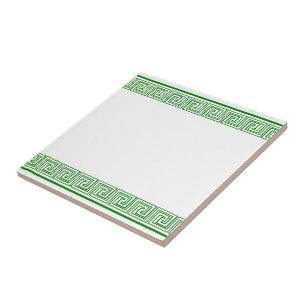 groen grieks friespatroon tegeltje