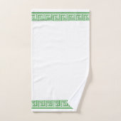 Groen Grieks Frieze Design Bad Handdoek (Handdoek)