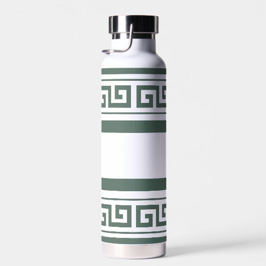 Groen Grieks Sleutel Waterfles (Rechts)