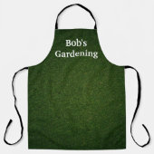 Groen Grijs Bedrijfs Schort (Voorkant)