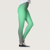 Groen grijs maanlicht ombre effect leggings (Rechts)