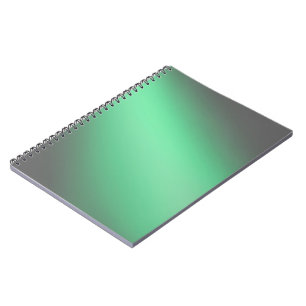 Groen Grijs maanlicht ombre effect Notitieboek