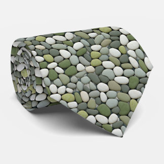 Groen Grijs Monogrammed Rockhound Stropdas
