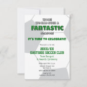 Groen Grijs of ELK team kleuren voetbalseizoen awa Kaart (Voorkant)