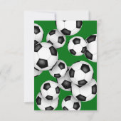 Groen Grijs of ELK team kleuren voetbalseizoen awa Kaart (Achterkant)