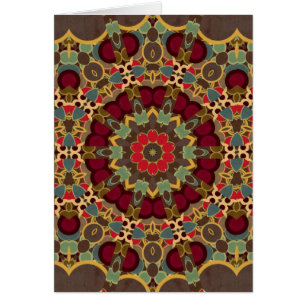 Groen, grijs, rood Kaleidoscoop ontwerp