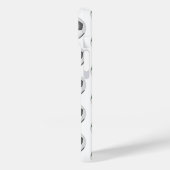 Groen grijs voetballen patroon monogram Case-Mate iPhone case (Achterkant / Links)