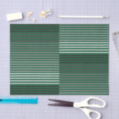 Groen, Grijs, Zwart, Witte Strepen Tissuepapier (Craft)